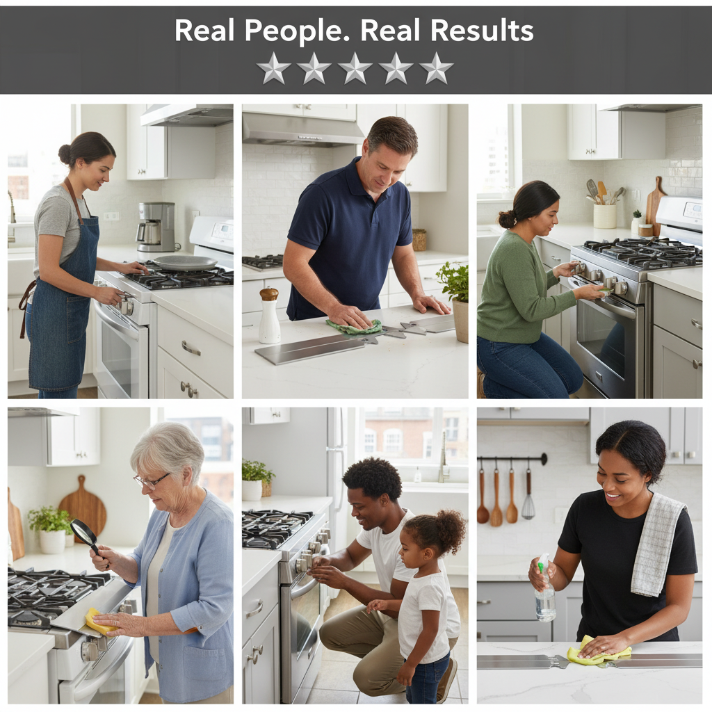 STÄK™ STAINLESS STOVE COVERS